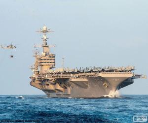 Aircraft carrier is a warship capable of carrying and operating aircraft puzzle