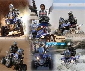 Alejandro Patronelli champion in quad of Dakar 2011 puzzle
