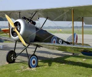 Antique aeroplane puzzle