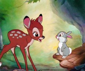 Bambi talking to Thumper puzzle