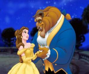 Belle and the Beast in love puzzle