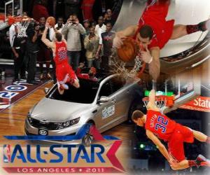 Blake Griffin is the new king of the 2011 NBA Slam Dunk puzzle