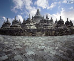 Buddhist temple of Borobudur, Indonesia puzzle