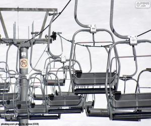 Chairlift, aerial ropeway puzzle