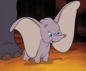 Dumbo, the little elephant with big ears puzzle