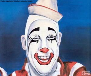 Face of clown puzzle