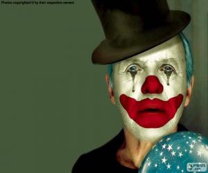 Face of clown puzzle