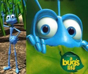 Flik, an inventive ant is the main protagonist of A Bug's life puzzle