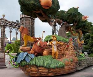 Float The Lion King - Disneyland Paris - puzzle