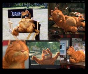 Garfield in several images puzzle