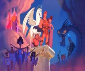Hercules and other characters puzzle