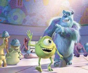 James P. Sullivan known as Sulley is the best scary monster of the company, together with his friend Mike. puzzle