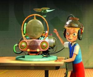 Lewis, the young aspiring inventor in Meet the Robinsons puzzle