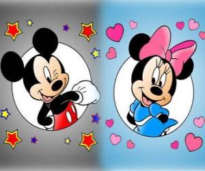 Mickey and Minnie puzzle