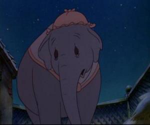 Mrs. Jumbo is sad because his baby to come puzzle