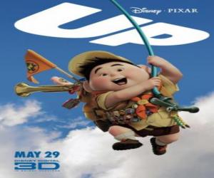 Russell, a boyscout eight years old who lived exciting adventures puzzle
