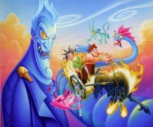 Several characters of Hercules puzzle