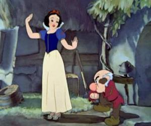 Snow White seven dwarfs firing is going to work for diamond mine puzzle