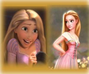 The beautiful princess Rapunzel puzzle