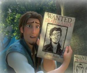 The charming Flynn Rider is the kingdom's most wanted bandit puzzle