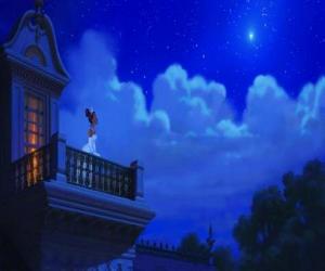 Tiana asks desperately wished on a star, when Naveen frog appears. puzzle