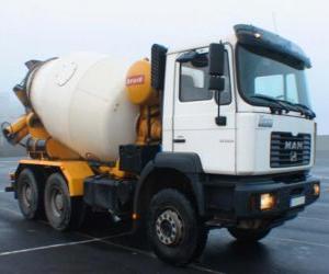 Truck mixer puzzle