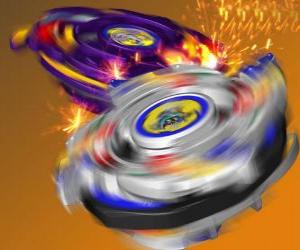 Tyson's Beyblade, the battling spintop o puzzle