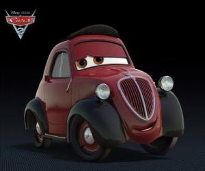 Uncle Topolino, the uncle of Luigi, a Fiat 500 car puzzle