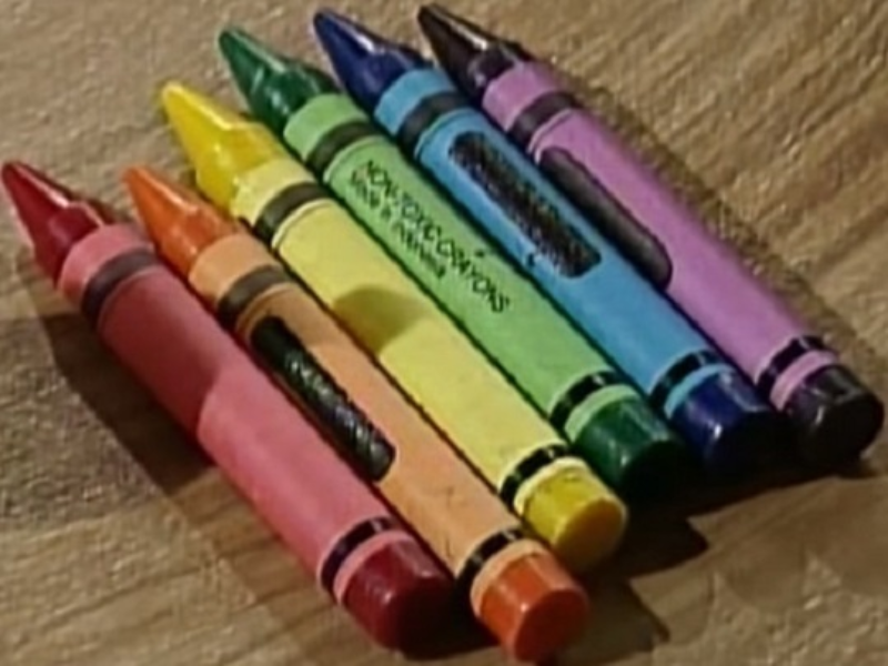 rainbow crayons puzzle