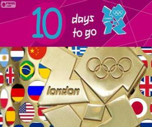 10 days to go London 2012 puzzle
