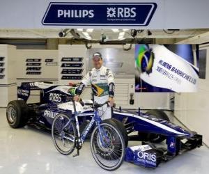 2010 Spa-Francorchamps: Rubens Barrichello 300 race celebrations puzzle