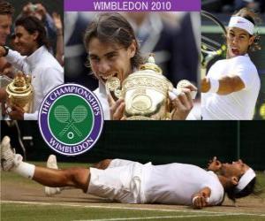 2010 Wimbledon Champion Rafael Nadal puzzle