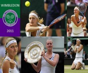 2011 Wimbledon Champion Petra Kvitova puzzle