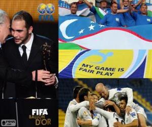 2012 FIFA Fair Play Award for the Uzbekistan Football Association puzzle