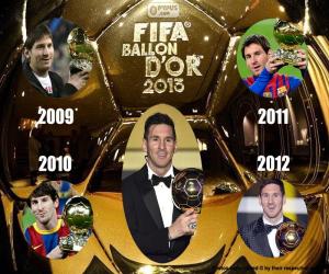 2015 FIFA Ballon d'Or puzzle