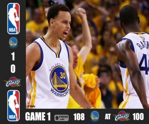 2015 NBA The Finals, Game 1 puzzle