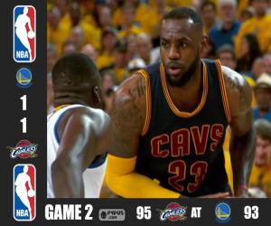 2015 NBA The Finals, Game 2 puzzle