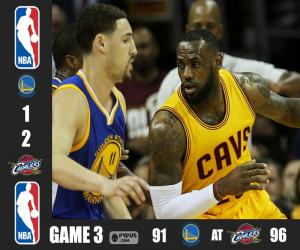 2015 NBA The Finals, Game 3 puzzle