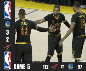 2016 NBA The Finals, Game 5 puzzle