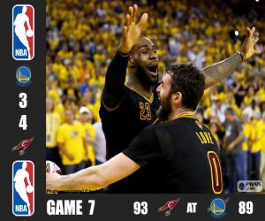 2016 NBA The Finals, Game 7 puzzle