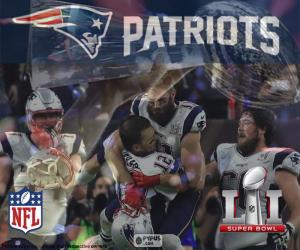 2017 Super Bowl, Patriots puzzle