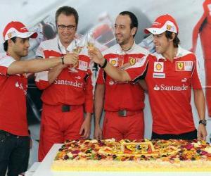 29th Anniversary of Fernando Alonso at the Hungarian Grand Prix 2010 puzzle