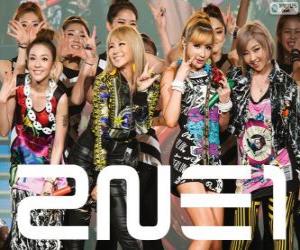 2NE1, South Korean female group puzzle