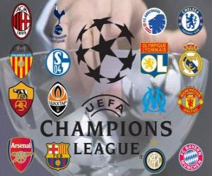 UEFA Champions League Eighth finals of 2010-11 puzzle & printable jigsaw