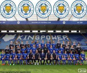 Team of Leicester City 2015-16 puzzle & printable jigsaw
