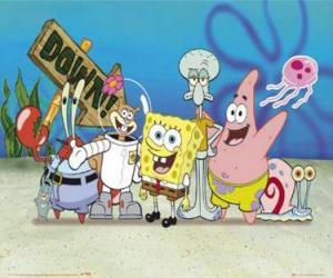 SpongeBob and some of his friends puzzle