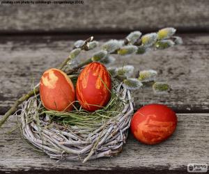 A Easter nest puzzle