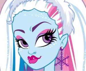 Abbey Bominable, the daughter of the Yeti is 16 years old and is an exchange student in Monster High puzzle