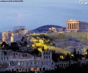 Acropolis of Athens, Greece puzzle