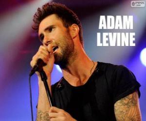 Adam Levine as the lead vocalist and front man of band Maroon 5 puzzle